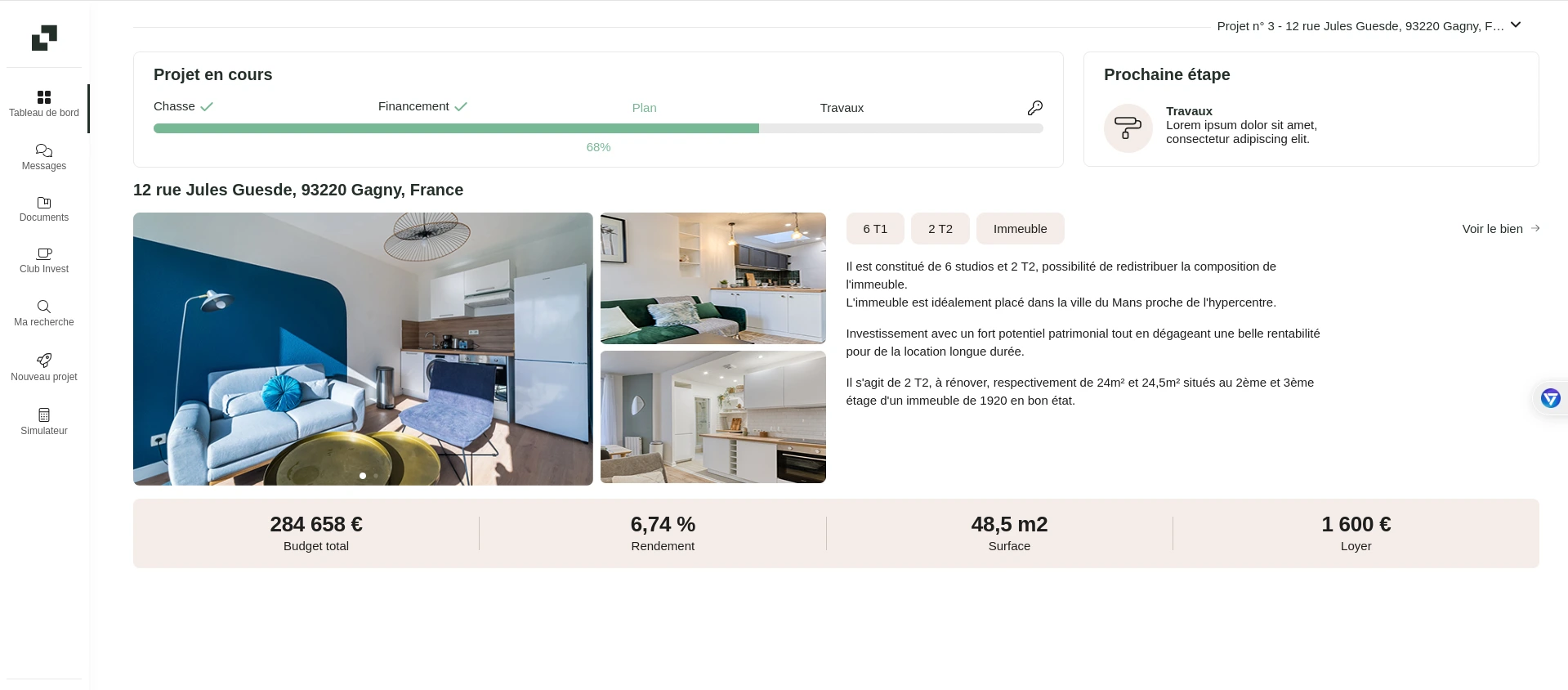 IL nouveau (espace client)